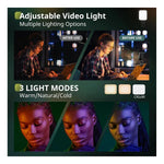 Luz led para celular W80 RGB